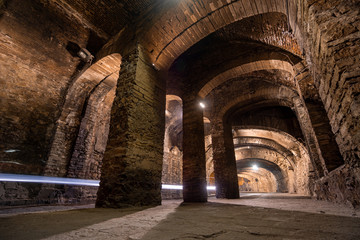 Fototapeta premium Underground Tunnel Street w Guanajuato w Meksyku