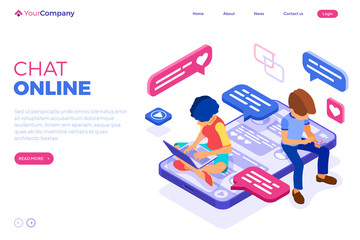 chat online dating friendship in social networks