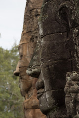 Fototapeta na wymiar detail of Cambodia's Angkor wat temples