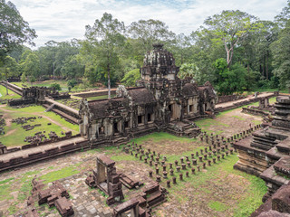 detail of Cambodia's Angkor wat temples