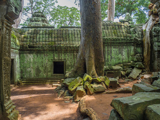detail of Cambodia's Angkor wat temples