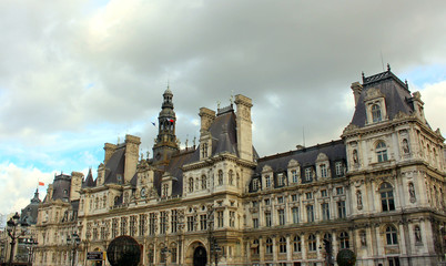 Paris old city center