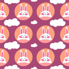 Vector. Rabbit patern