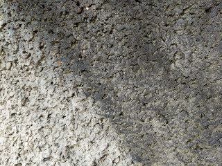 Drawing of multicolored paint on a concrete wall