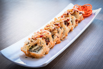 Sushi Roll with chipotle