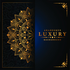 vector illustration of an abstract background with mandala pattern