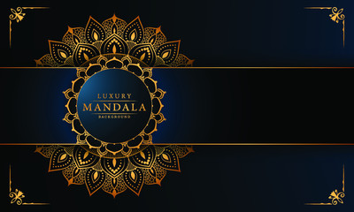 vector illustration of an abstract background with mandala pattern