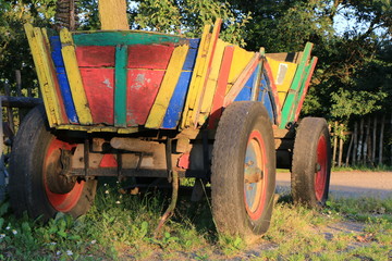 kolorowy stary wóz © Pawe