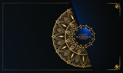 vector illustration of an abstract background with mandala pattern