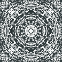 white lace seamless pattern on gray background