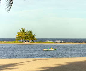 Fishermen returning from fishing in Olinda, Brazil