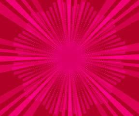 Red halftone texture comic book superhero background. Vector illustration