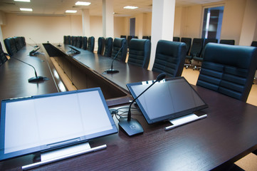 Conference room tables and chairs