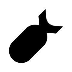 Bomb icon, vector