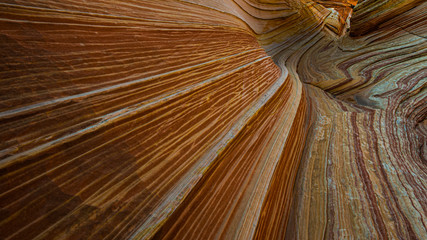 Arizona Wave - Famous Geology rock formation in Pariah Canyon, USA