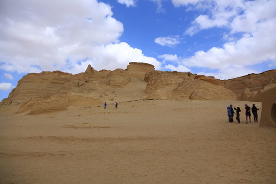 Wadi Hetan on the desert