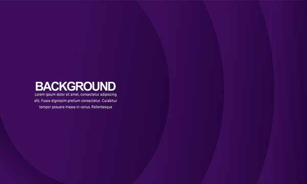 Vector Purple Curve Background Vector With Black Dark Space For Text