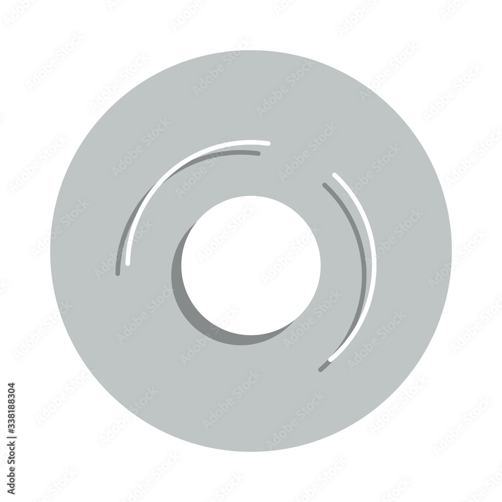 Poster loading circles badge icon. simple glyph, flat vector of loader icons for ui and ux, website or mobi