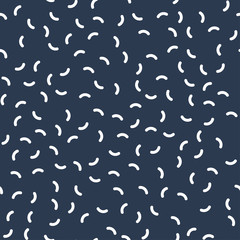 Retro memphis pattern - seamless. Fashion 80-90s. Black and white mosaic texture.