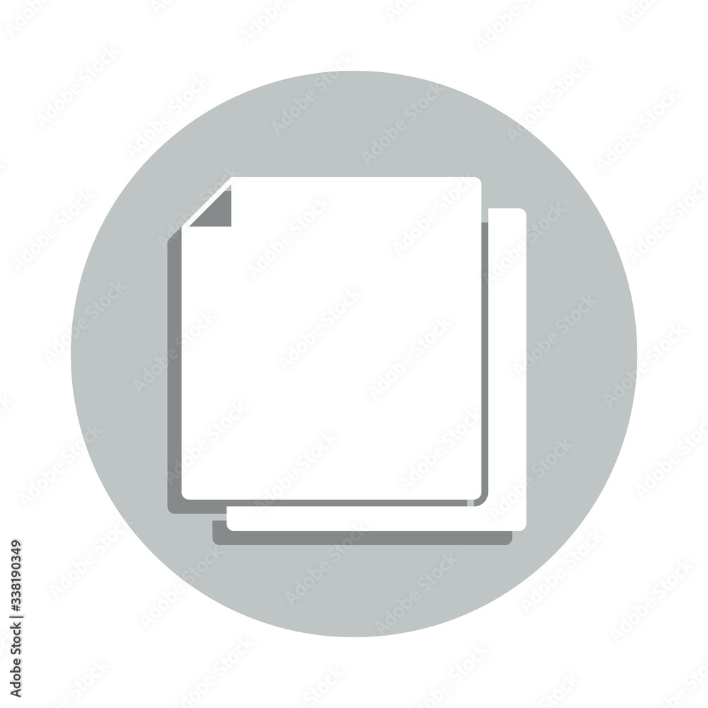Poster paper badge icon. simple glyph, flat vector of web icons for ui and ux, website or mobile applicatio