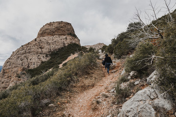 Mallos of Riglos, in Huesca, Spain. Spectacular rock formations, with walls that reach to 275 meters hihg