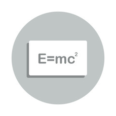 mathematical formula badge icon. Simple glyph, flat vector of web icons for ui and ux, website or mobile application