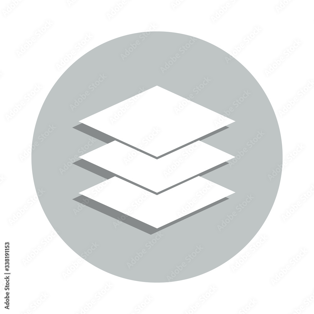 Poster layer badge icon. simple glyph, flat vector of web icons for ui and ux, website or mobile applicatio