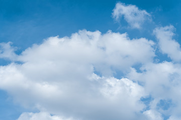 Naklejka na ściany i meble blue sky and white clouds for backgroung