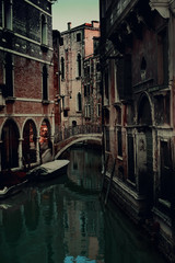 Fototapeta na wymiar canal in Venice, Italy scenic view