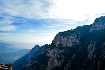 Rocky mountains in Barcelona