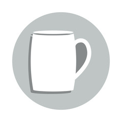 tea cup badge icon. Simple glyph, flat vector of web icons for ui and ux, website or mobile application