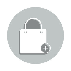 add feminine handbag badge icon. Simple glyph, flat vector of web icons for ui and ux, website or mobile application