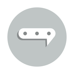 colloquial badge icon. Simple glyph, flat vector of web icons for ui and ux, website or mobile application