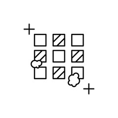 Bath, cleaning icon. Simple line, outline vector elements of housework for ui and ux, website or mobile application