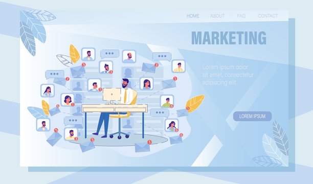 Professional Email Marketing Offering Landing Page