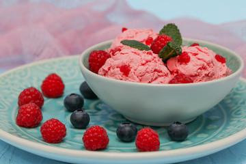 raspberry ice cream