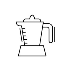 Blender icon. Simple line, outline vector elements of kitchen object for ui and ux, website or mobile application