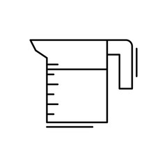 Measuring icon. Simple line, outline vector elements of kitchen object for ui and ux, website or mobile application