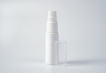 Medical antiseptic and hygienic means, hand sanitizer is used to destroy microbes, bacteria and viruses: gel, antibacterial agent, alcohol solution, medical solution. Composition in light colors.