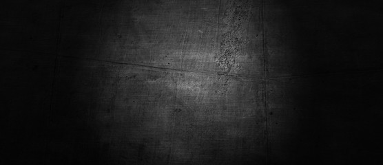 Black stone concrete texture background anthracite panorama banner long - obrazy, fototapety, plakaty