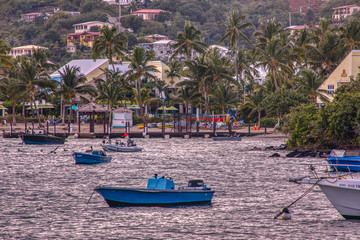 Coral World is a popular tourist attraction on St. Thomas Island, Virgin Islands, USA 12-24-19