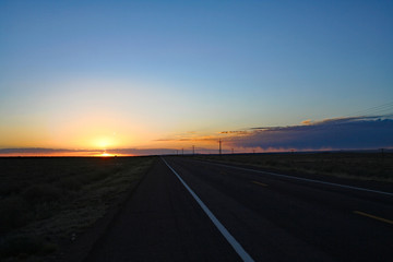 Arizona Highway Sunset (AZ 00491)