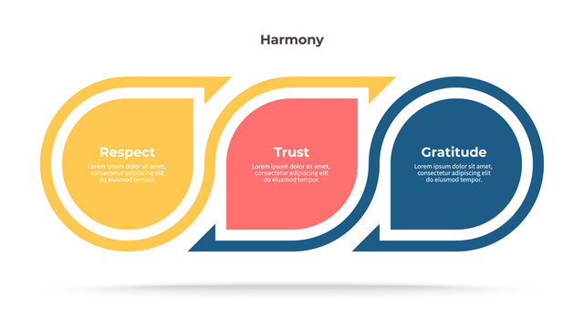 Business Infographics. Timeline With 3 Steps, Options. Vector Template.