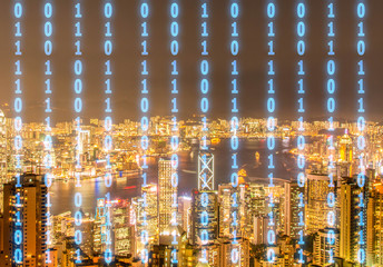 Concept of modern digital city and innovation