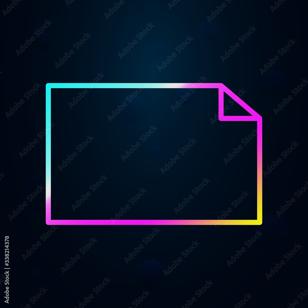 Poster editorial, file nolan icon. simple thin line, outline vector of editorial design icons for ui and ux