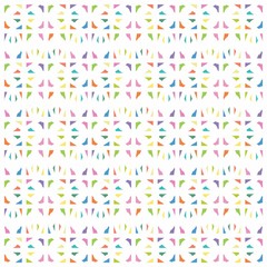 Beautiful of Colorful Triangle, Reapeated, Abstract, Illustrator Pattern Wallpaper. Image for Printing on Paper, Wallpaper or Background, Covers, Fabrics