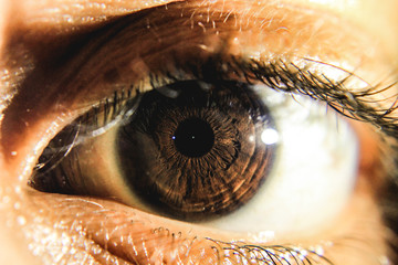 eye of the girl
