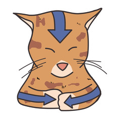 Hermosos gatos haciendo cosas