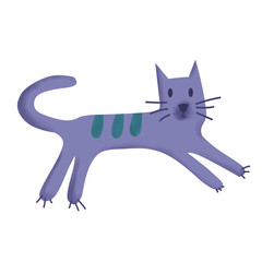 Hermosos gatos haciendo cosas