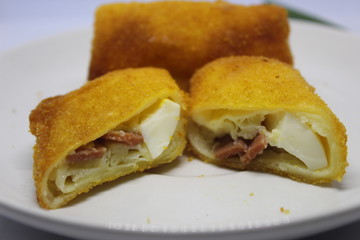 Delicious  and crispy Rissole with mayonnaise from Indonesian 